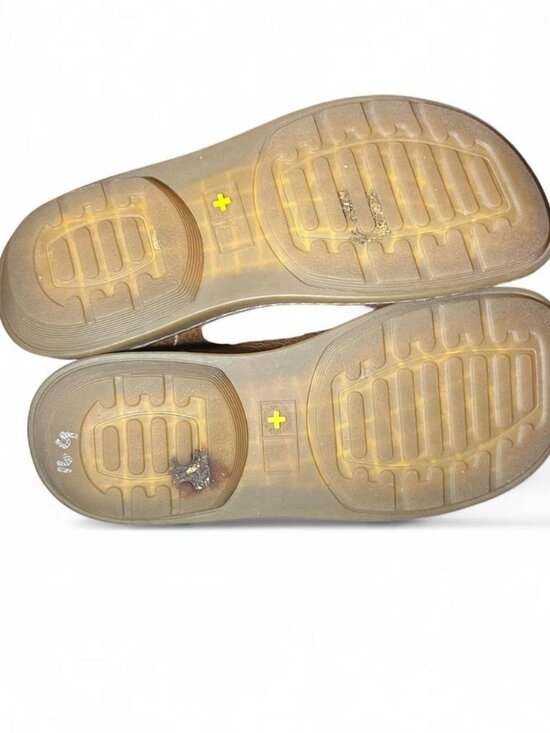 Dr Martens Slip On 3A65 Tan Buffalino Unisex Slip-on Brown Leather Loafer 104952 main image 6